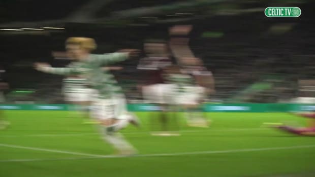 Pitchside: Kyogo Furuhashi scores winner vs Hearts